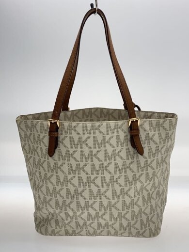 商品画像：トートバッグ/レザー/IVO/総柄/J-1603 3