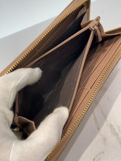 商品画像：ジップアラウンドウォレット_GGマーモント/レザー/BEG/レディース 5