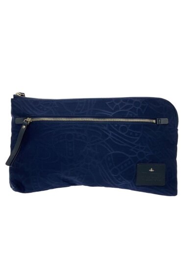 商品画像：クラッチバッグ/--/NVY/総柄 1
