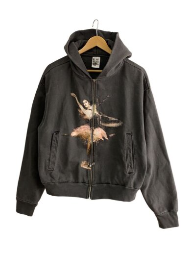 商品画像：ジップパーカー/S/コットン/BLK/BALLET ZIP UP 1