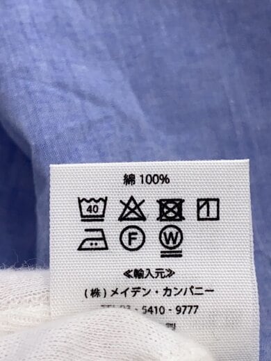 商品画像：長袖シャツ/S/コットン/IDG/無地// 4