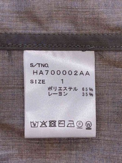 商品画像：26ss/長袖シャツ/1/ポリエステル/GRY/HA700002AA 4
