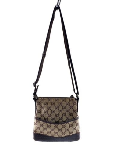 商品画像：ショルダーバッグ_GGキャンバス/キャンバス/BRW/総柄 1