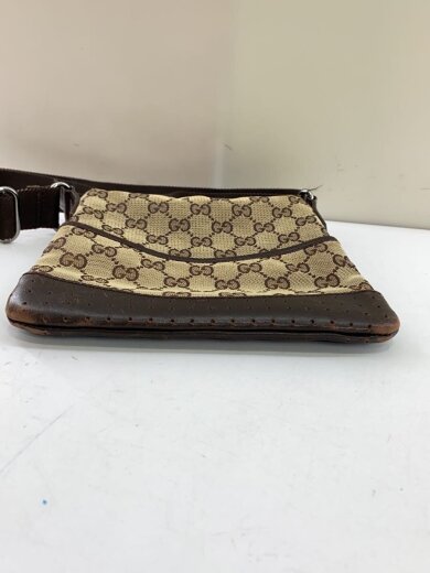 商品画像：ショルダーバッグ_GGキャンバス/キャンバス/BRW/総柄 4