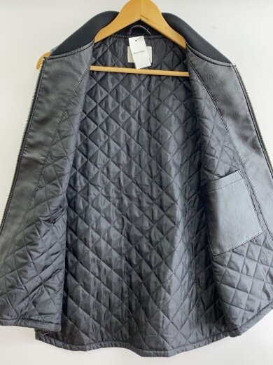 商品画像：ベスト/M/フェイクレザー/BLK/無地/8325-199-1262 3