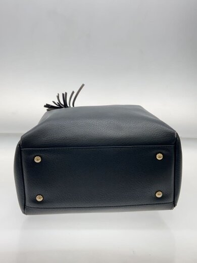 商品画像：ハンドバッグ/フェイクレザー/NVY/無地 4