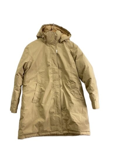 商品画像：LANDS END/ランズエンド/11AW/ロングダウンジャケット/L/ナイロン/BEG/394613J 1