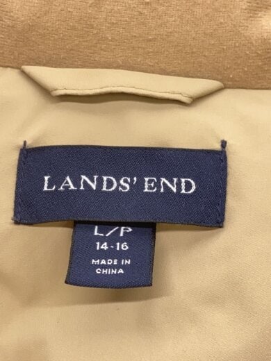 商品画像：LANDS END/ランズエンド/11AW/ロングダウンジャケット/L/ナイロン/BEG/394613J 3