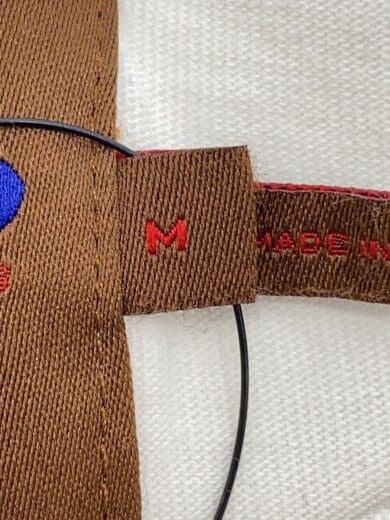 商品画像：Tシャツ/M/コットン/WHT/P605P20SP22 4