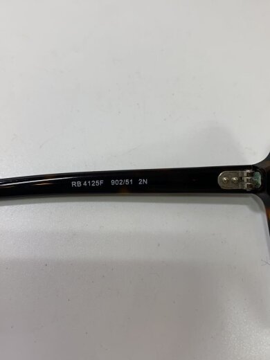 商品画像：サングラス/ティアドロップ/ベッコウ柄/YLW/BRW/レディース/rb4125 5