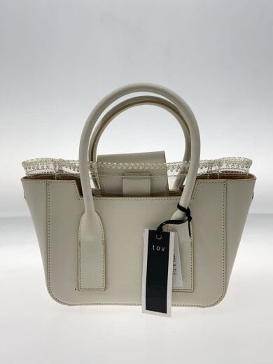 商品画像：ハンドバッグ/レザー/WHT/T19S11B28 3