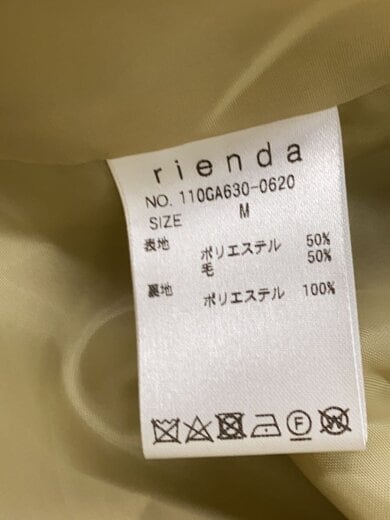 商品画像：rienda/リエンダ/シンデレララインコート/M/ポリエステル/CRM/110GA630-0620 4