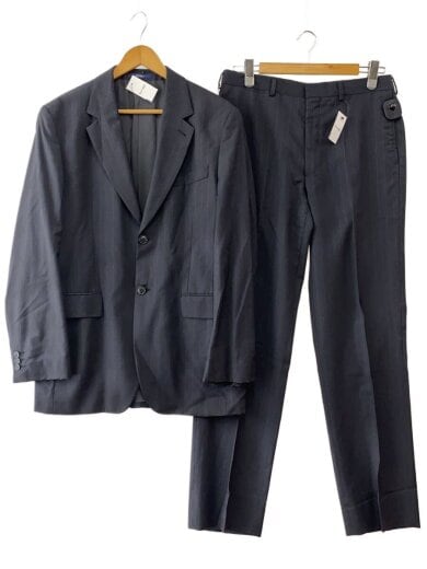 商品画像：セットアップ/50/ウール/BLK/ストライプ 1