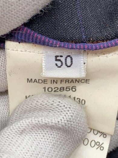 商品画像：セットアップ/50/ウール/BLK/ストライプ 4