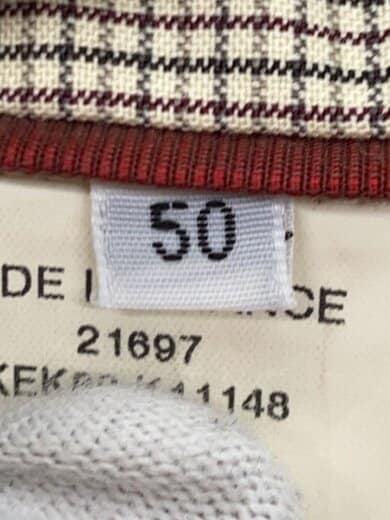 商品画像：セットアップ/50/ウール/BEG/チェック 4