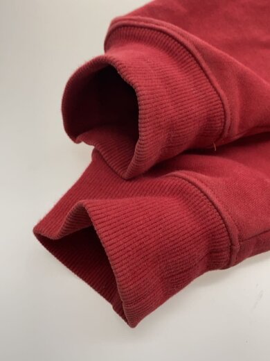 商品画像：ジップパーカー/M/コットン/RED/無地 5