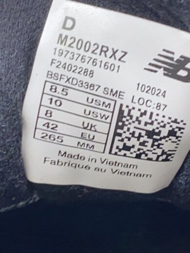 商品画像：ローカットスニーカー/26.5cm/GRY/スウェード/m2002rxz 5