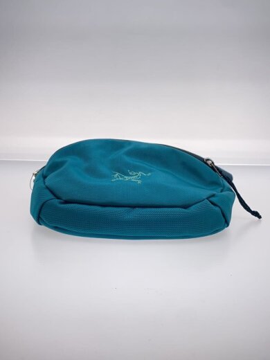 商品画像：ウエストバッグ/ナイロン/BLU/無地/7363 4