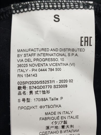 商品画像：DSQUARED2/ディースクエアード/SPORT TOKYO/Tシャツ/S/コットン/BLK/S74GD0770 4