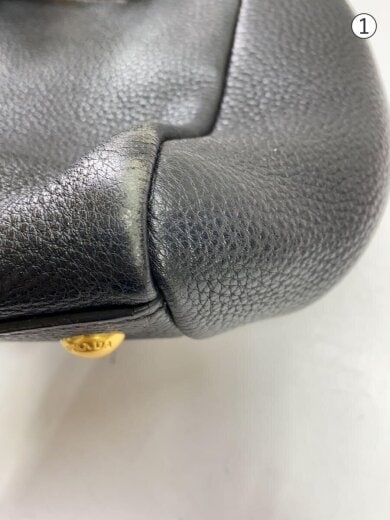 商品画像：ショルダーバッグ/レザー/BLK 8