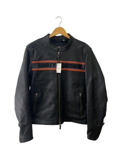 商品画像：レザージャケット・ブルゾン/L/牛革/BLK/98000-23VM// 1