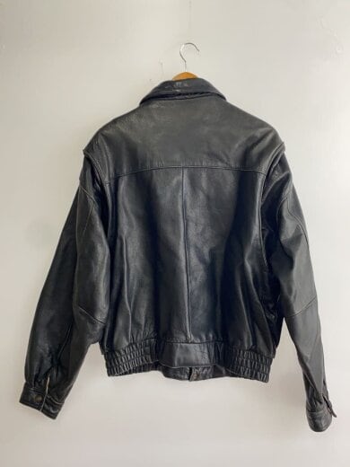 商品画像：レザージャケット・ブルゾン/XL/レザー/BLK 2