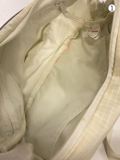 商品画像：ウエストバッグ/ナイロン/WHT/無地 6