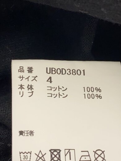 商品画像：Tシャツ/4/コットン/BLK/UB0D3801// 4