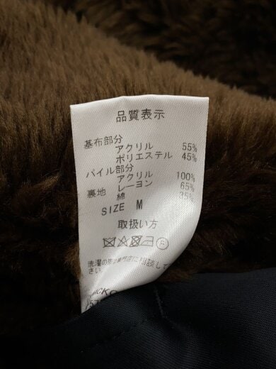 商品画像：タバコの臭い/コート/M/アクリル/BRW// 4