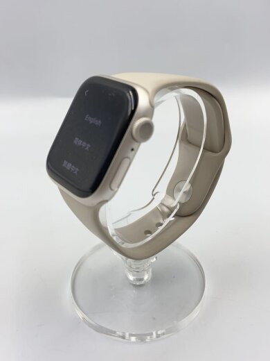 商品画像：Apple Watch Series 7 GPSモデル 41mm [スターライト] MKMY3J/A/デジタル/B// 2