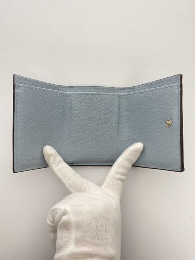 商品画像：3つ折り財布/--/BLU/無地/レディース 4