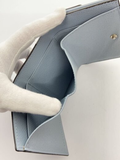 商品画像：3つ折り財布/--/BLU/無地/レディース 6