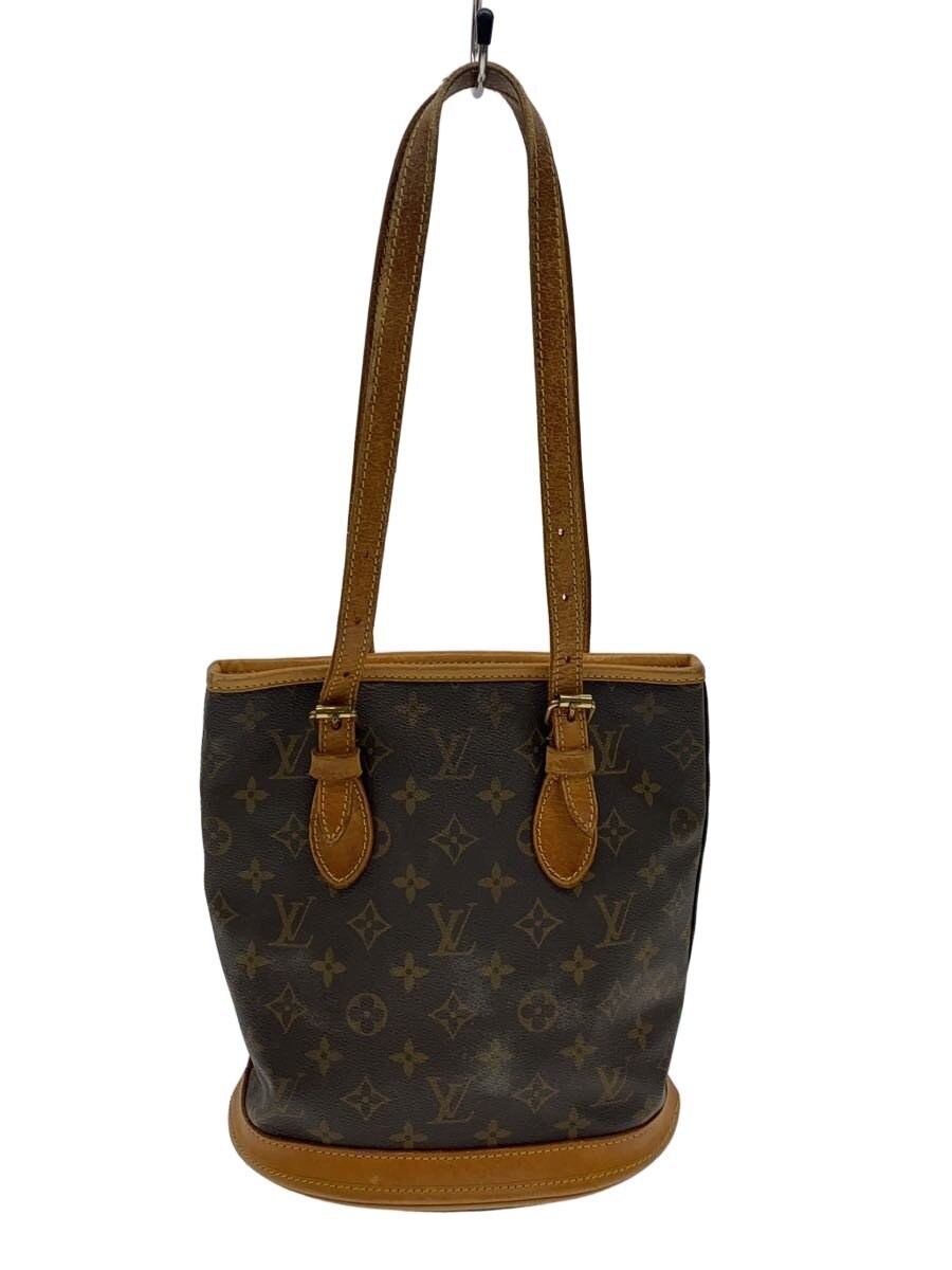 LOUIS VUITTON / プチ・バケット_モノグラム・キャンバス/PVC/BRW