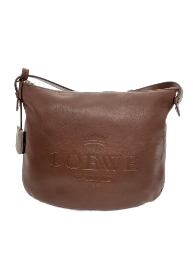 商品画像：ショルダーバッグ/レザー/BRW/無地 1