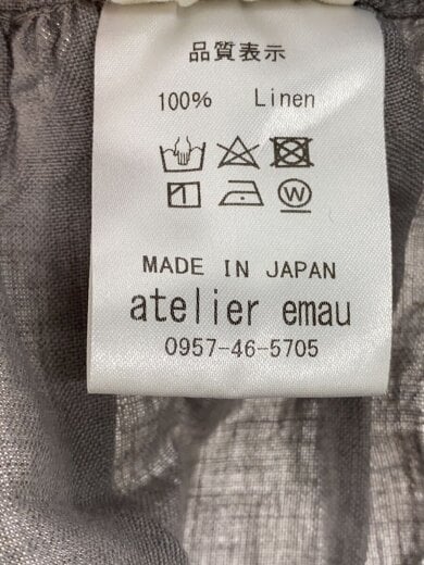 商品画像：atelier emau/ワンピース/--/リネン/GRY 4