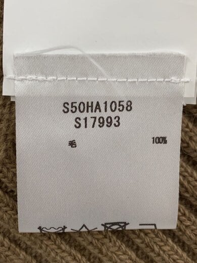 商品画像：カーディガン(厚手)/S/ウール/KHK/S50HA1058 5