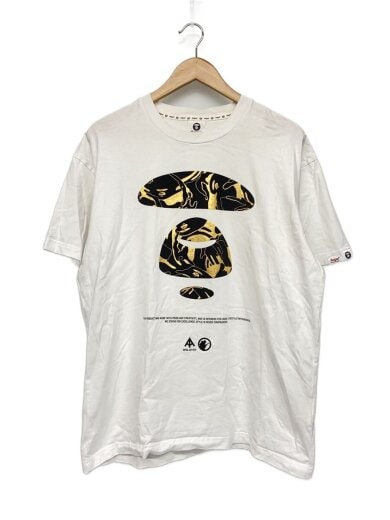 商品画像：Tシャツ/L/コットン/WHT/AAAPTEM0966XXH 1