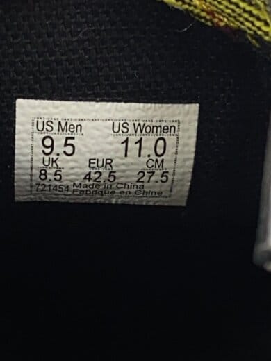 商品画像：ローカットスニーカー/UK9.5/YLW/721454// 5