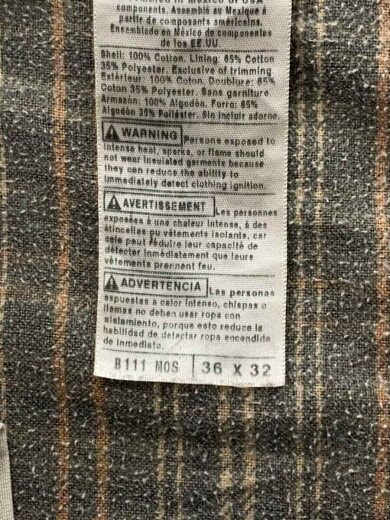 商品画像：ボトム/36/コットン/KHK/無地/B111 MOS 5