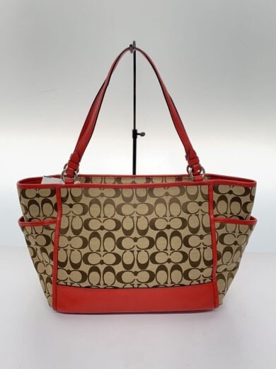 商品画像：トートバッグ_シグネチャー/キャンバス/BEG/総柄 3