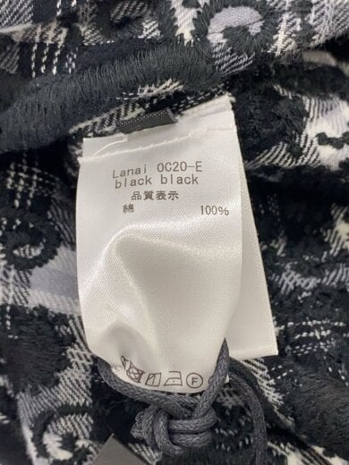 商品画像：ネルシャツ/L/コットン/BLK/チェック/LANAI 0C20-E 4