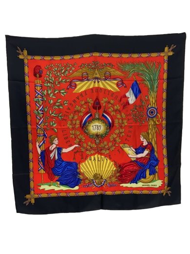 商品画像：スカーフ/シルク/マルチカラー/レディース 1