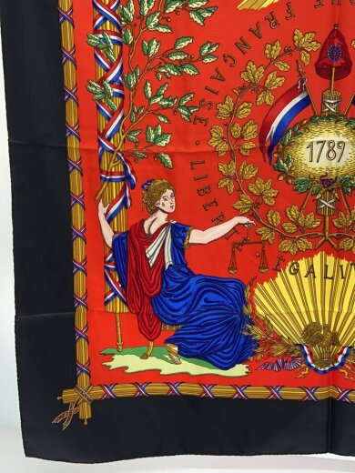 商品画像：スカーフ/シルク/マルチカラー/レディース 6