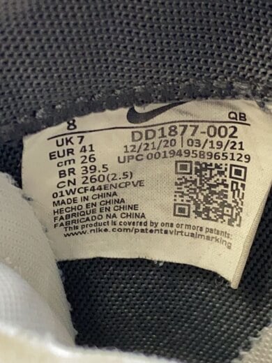 商品画像：BLAZER LOW X SACAI_ブレーザー ロー X SACAI/26cm/GRY 5