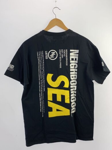 商品画像：Tシャツ/L/コットン/BLK/201ELWS-STM01S 2