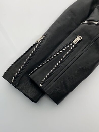 商品画像：ダブルライダースジャケット/M/羊革/BLK/CR1-02L5-JK02 6