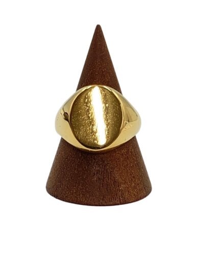 商品画像：リング/13号/GLD/メンズ/22-091-230-0007-3-0 1