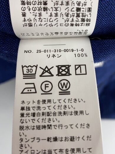 商品画像：ジャケット/52/リネン/BLU 5