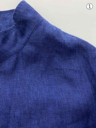 商品画像：ジャケット/52/リネン/BLU 7
