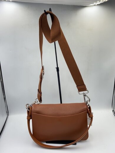 商品画像：ショルダーバッグ/レザー/BRW/無地 3